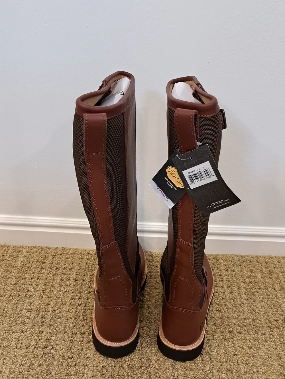 Chippewa Descaro 17" Plain Snake Boot - Color: Russet Espresso - Size: Men 9.5 - Picture 3 of 11